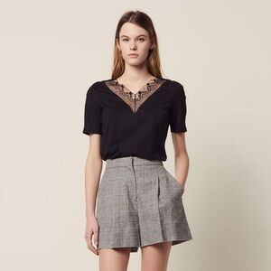 Sandro Paris Lace Shirt